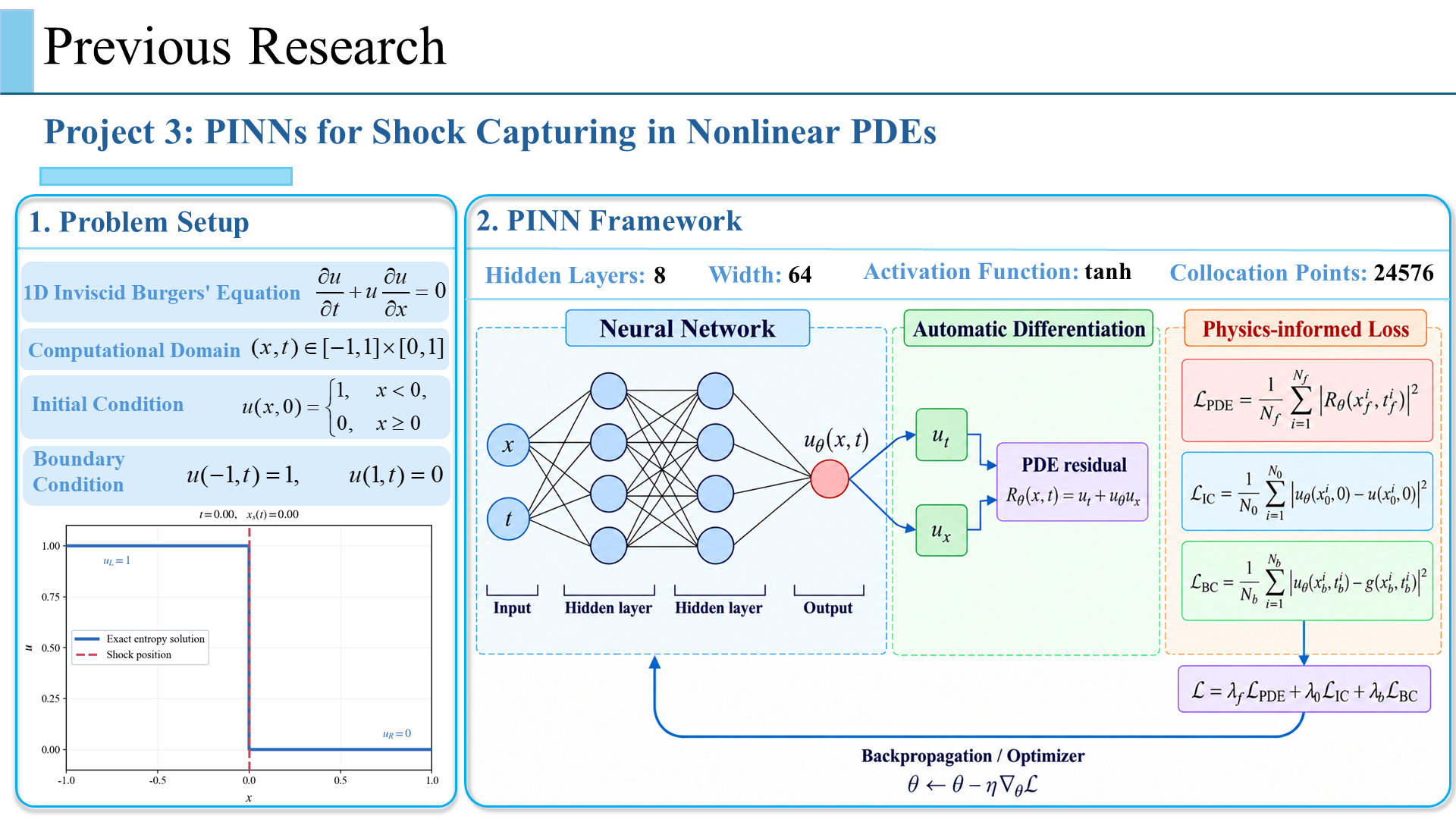 PINNs: Problem and Framework